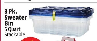 Ocean State Job Lot Mr. fresh sweater storage bins, 3-count offer