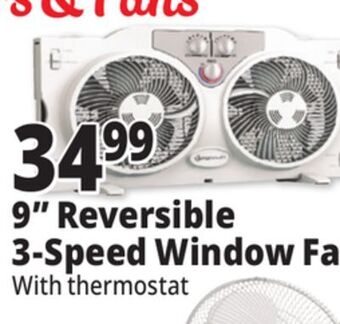 Ocean State Job Lot Penguin 9 twin window fan offer