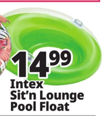 Ocean State Job Lot Intex sit 'n lounge float offer