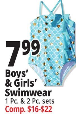 Ocean State Job Lot Boys' & girls' swimwear offer