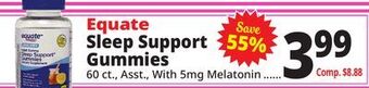 Ocean State Job Lot Equate sleep support gummies offer