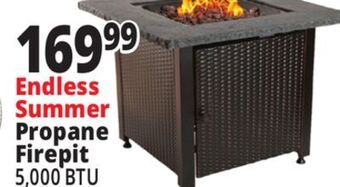 Ocean State Job Lot Endless summer square lp gas outdoor fire pit with cover offer