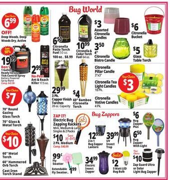 Ocean State Job Lot Bug world offer