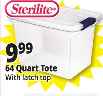 Ocean State Job Lot 64 quart tote offer