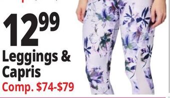Ocean State Job Lot Leggings & capris offer