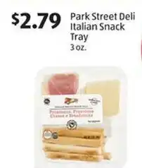Aldi Park Street Deli Italian Snack Tray 3 oz. offer