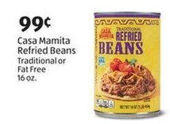 Aldi Casa Mamita Refried Beans Traditional or Fat Free 16 oz. offer