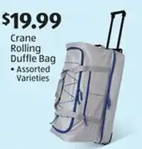 Aldi Crane Rolling Duffle Bag • Assorted Varieties offer