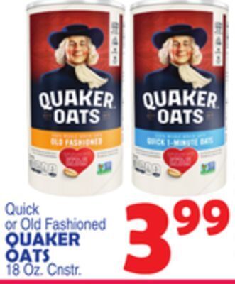 Bravo Supermarkets Quaker oats offer