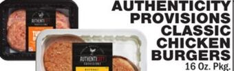 Bravo Supermarkets Authenticity provisions classic chicken burgers offer