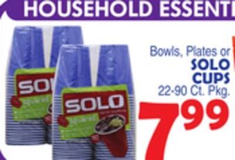 Bravo Supermarkets Solo cups offer