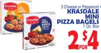 Bravo Supermarkets Krasdale mini pizza bagels offer