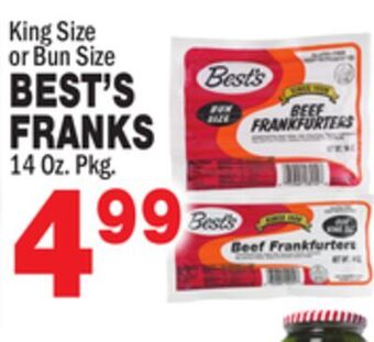 Bravo Supermarkets Best's franks offer