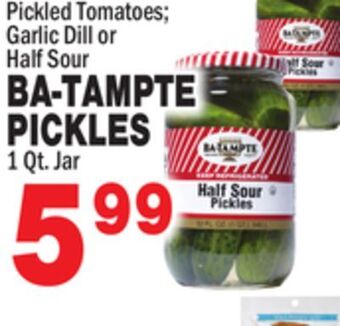 Bravo Supermarkets Ba-tampte pickles offer