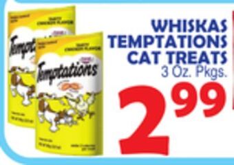 Bravo Supermarkets Whiskas temptations cat treats offer