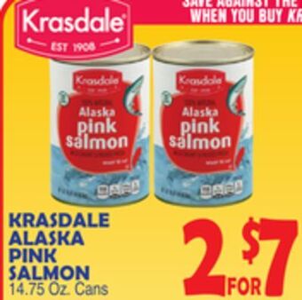 Bravo Supermarkets Krasdale alaska pink salmon offer
