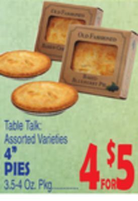 Bravo Supermarkets 4 pies offer