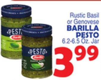 Bravo Supermarkets Barilla pesto offer