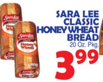 Bravo Supermarkets Sara lee classic honey wheat bread offer
