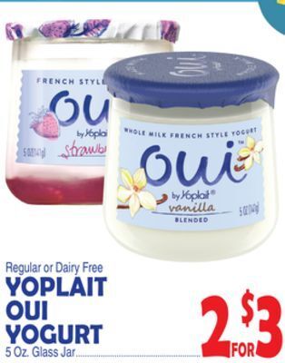 Bravo Supermarkets Yoplait oui yogurt offer