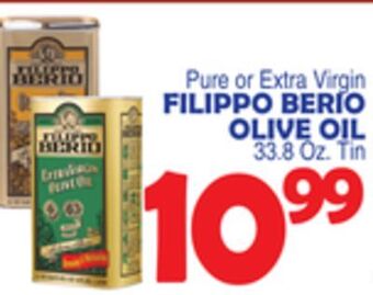 Bravo Supermarkets Filippo berio olive oil offer