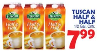 Bravo Supermarkets Tuscan half & half offer