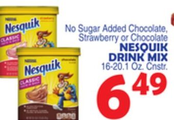 Bravo Supermarkets Nesquik drink mix offer