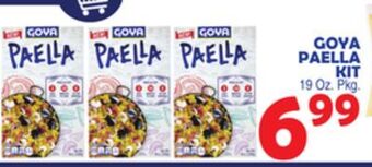 Bravo Supermarkets Goya paella kit offer