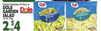 Bravo Supermarkets Dole garden salad 12 oz. pkg. offer