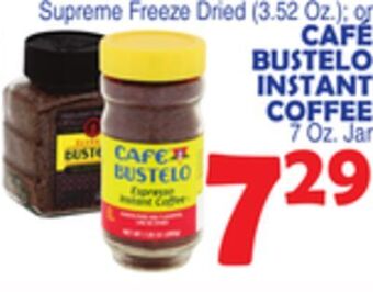 Bravo Supermarkets Café bustelo instant coffee offer