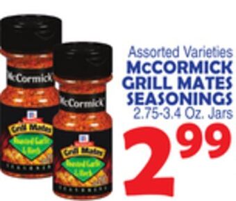 Bravo Supermarkets Mccormick grill mates seasonings offer