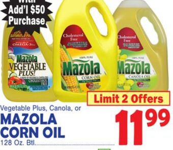 Bravo Supermarkets Mazola corn oil offer