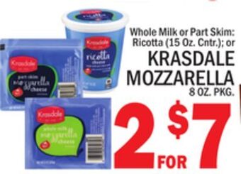C Town Krasdale mozzarella offer