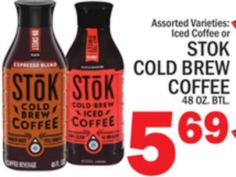 C Town Stok cold brew coffee offer