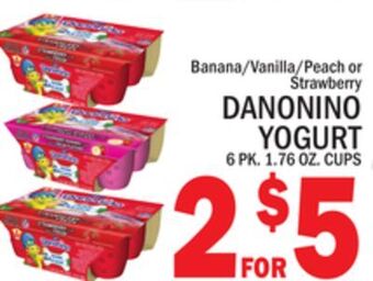 C Town Danonino yogurt offer
