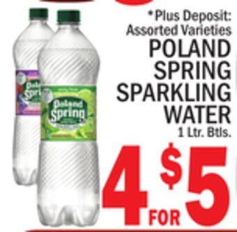 C Town Poland spring sparkling water offer