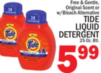 C Town Tide liquid detergent offer