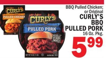 C Town Curly's bbq pulled pork offer