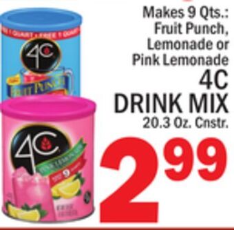 C Town 4c drink mix offer