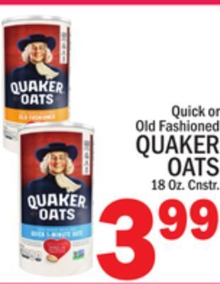 C Town Quaker oats offer