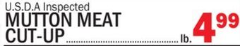 C Town Mutton meat cut-up offer