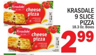 C Town Krasdale 9 slice pizza offer