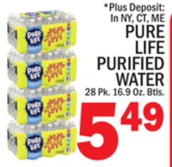 C Town Pure life purified water offer