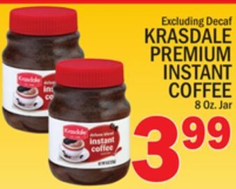 C Town Krasdale premium instant coffee offer