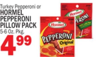 C Town Hormel pepperoni pillow pack offer