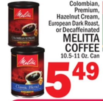 C Town Melitta coffee offer