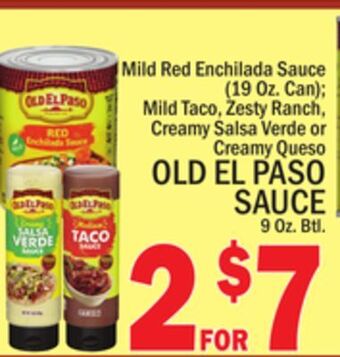 C Town Old el paso sauce 9 oz. btl offer