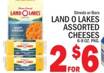 C Town Land o lakes assorted cheeses offer