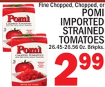C Town Pomi imported strained tomatoes offer