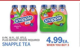 Kings Food Markets Snapple tea offer